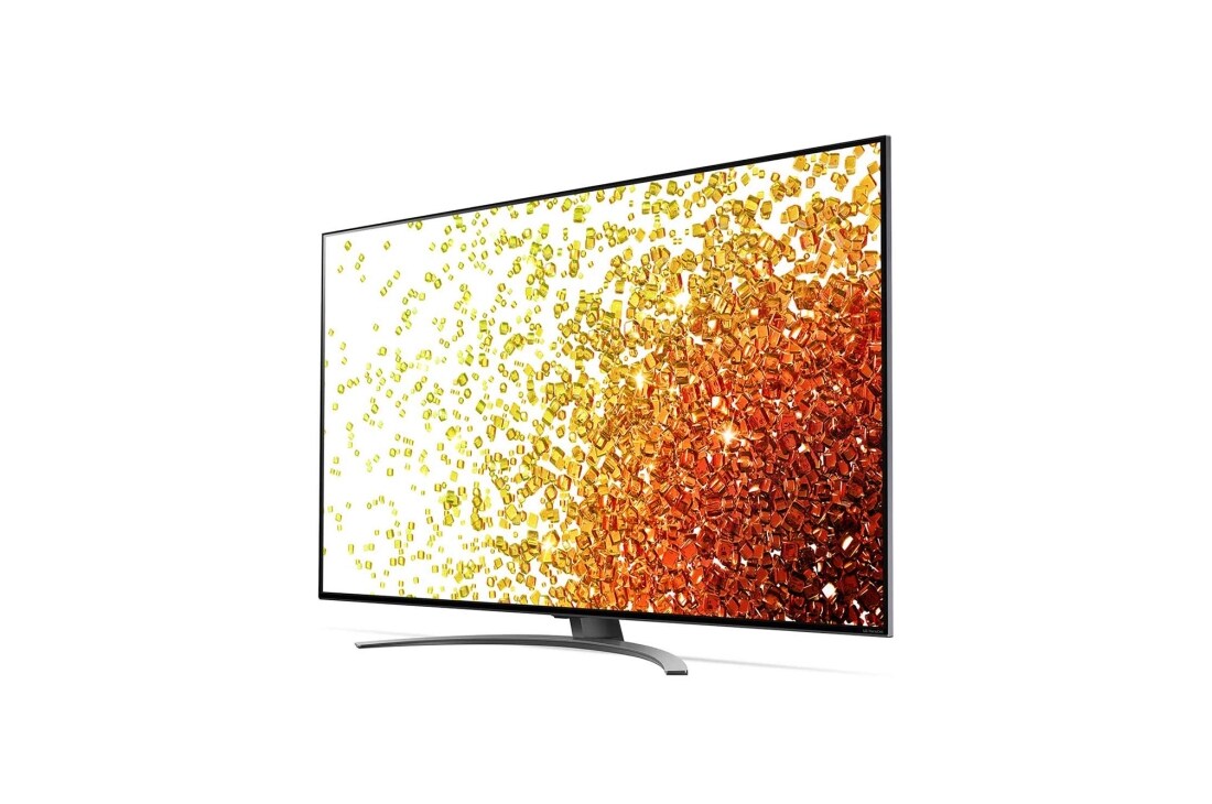 LG 86 colių NanoCell 4K teler koos protsessor α7 ja helisüsteem Dolby Atmos, 30 laipsnių vaizdas iš šono su papildomu vaizdu, 86NANO913PA, thumbnail 3