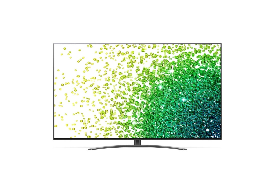 LG 55 colių NanoCell 4K teler koos protsessor α7 ja helisüsteem Dolby Atmos, vaizdas iš priekio su papildomu vaizdu, 55NANO863PA, thumbnail 2