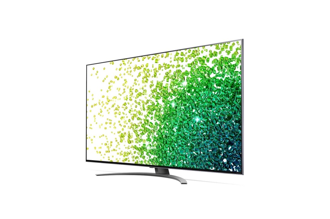 LG 55 colių NanoCell 4K teler koos protsessor α7 ja helisüsteem Dolby Atmos, 30 laipsnių vaizdas iš šono su papildomu vaizdu, 55NANO863PA, thumbnail 3