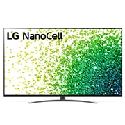 LG 65 colių NanoCell 4K teler koos protsessor α7 ja helisüsteem Dolby Atmos, LG „NanoCell“ TV vaizdas iš priekio, 65NANO863PA, thumbnail 1
