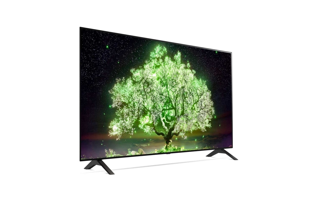 LG 48'' 4K OLED TV A1, vaizdas 30 laipsnių iš šono, OLED48A13LA, thumbnail 5