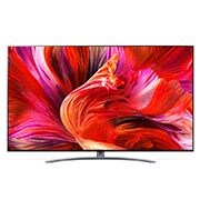 LG 65 colių QNED 8K televizorius, vaizdas iš priekio su papildomu vaizdu, 65QNED963PA, thumbnail 2