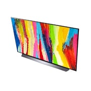LG 48 colių 4K OLED evo TV C2, Kampinis vaizdas iš viršaus, OLED48C21LA, thumbnail 9
