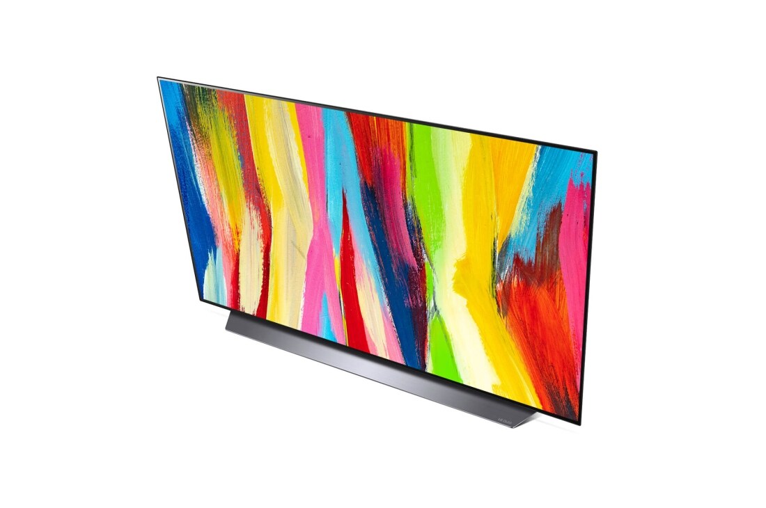 LG 48 colių 4K OLED evo TV C2, Kampinis vaizdas iš viršaus, OLED48C21LA, thumbnail 9