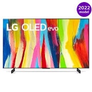 LG 42'' 4K OLED evo TV C2, Vaizdas iš priekio, OLED42C21LA, thumbnail 1