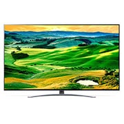 LG 55 colių QNED 4K televizorius, vaizdas iš priekio su papildomu vaizdu, 55QNED823QB, thumbnail 2