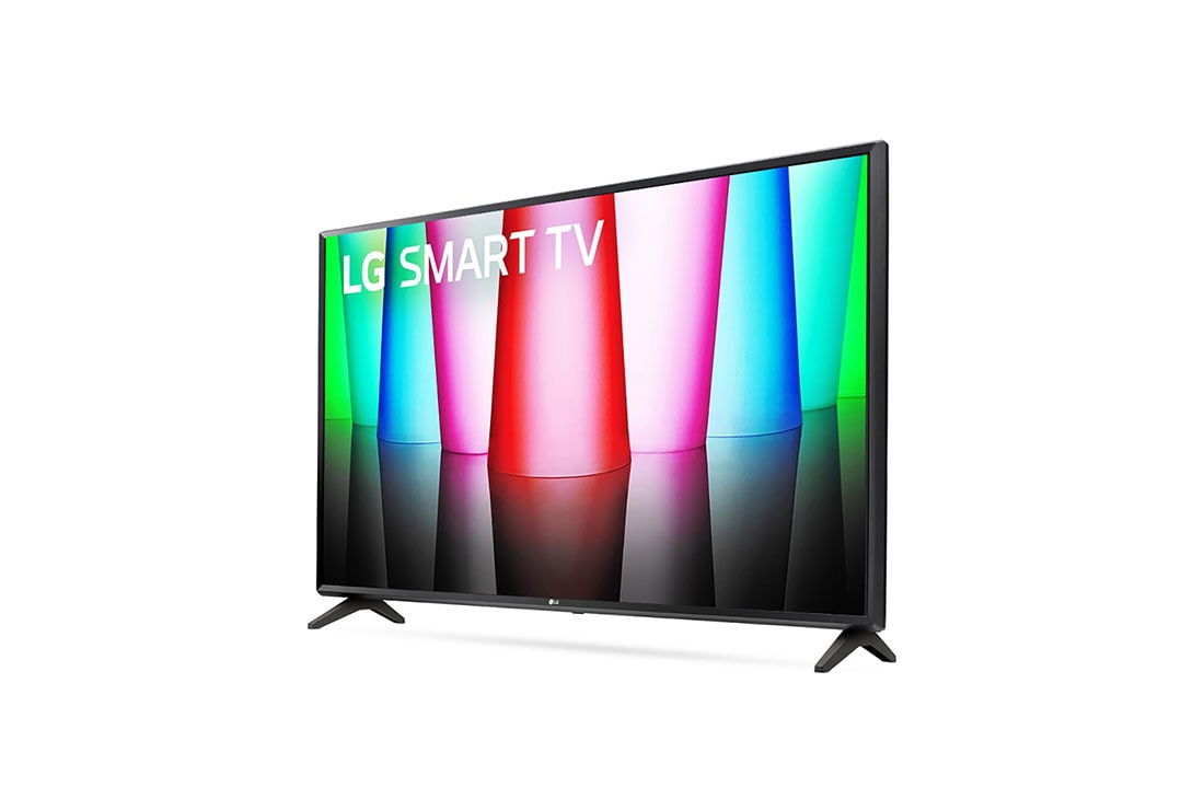 LG 32'' HD televizorius su α5 5gen AI procesoriumi , 30 laipsnių vaizdas iš šono su užpildančiu vaizdu, 32LQ570B6LA, thumbnail 2