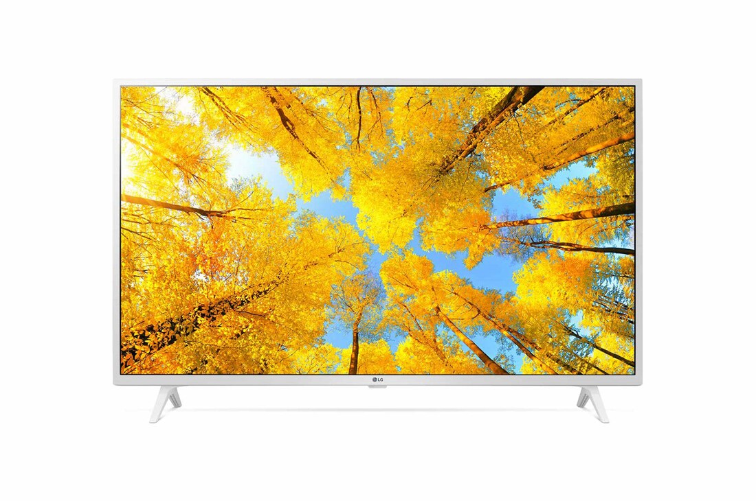 LG 43 colių UHD 4K televizorius 43UQ7690, vaizdas iš priekio su užpildančiu vaizdu, 43UQ76903LE, thumbnail 2