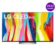 LG 55 colių 4K OLED evo TV C2, Vaizdas iš priekio, OLED55C21LA, thumbnail 1