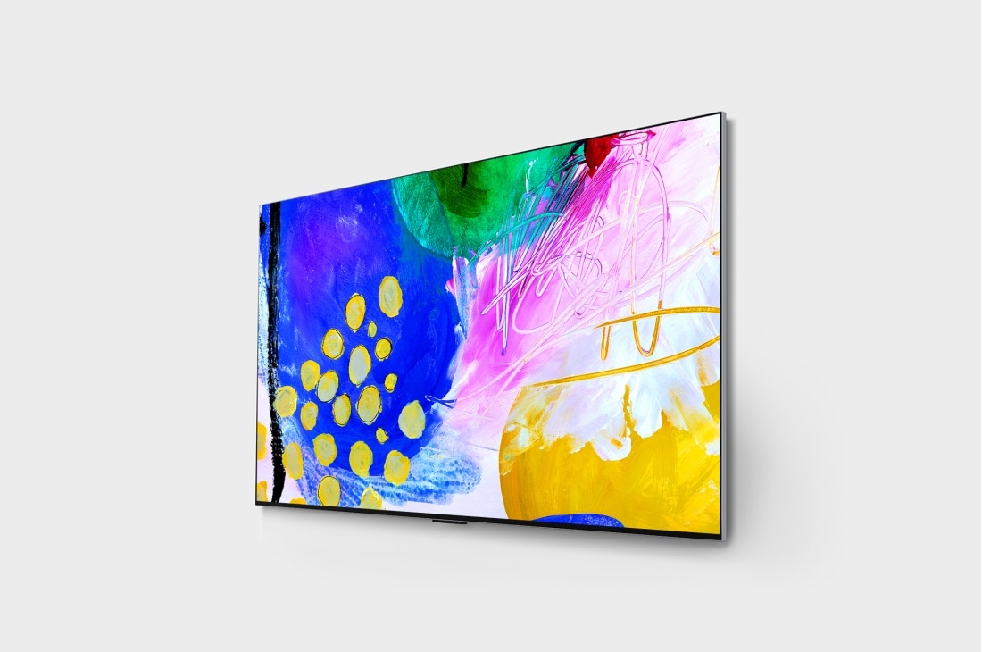 LG 83 colių 4K OLED TV G2, vaizdas –30 laipsnių iš šono, OLED83G23LA, thumbnail 3