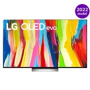 LG 65  colių 4K OLED evo TV C2, Vaizdas iš priekio, OLED65C22LB, thumbnail 1