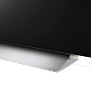 LG 65  colių 4K OLED evo TV C2, Pagrindo vaizdas iš šono iš arti, OLED65C22LB, thumbnail 8