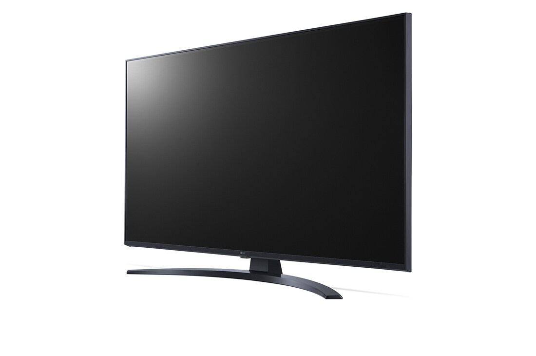 LG 43 colių UHD 4K televizorius 43UQ9100, 30 laipsnių vaizdas iš šono su užpildančiu vaizdu, 43UQ91003LA, thumbnail 3