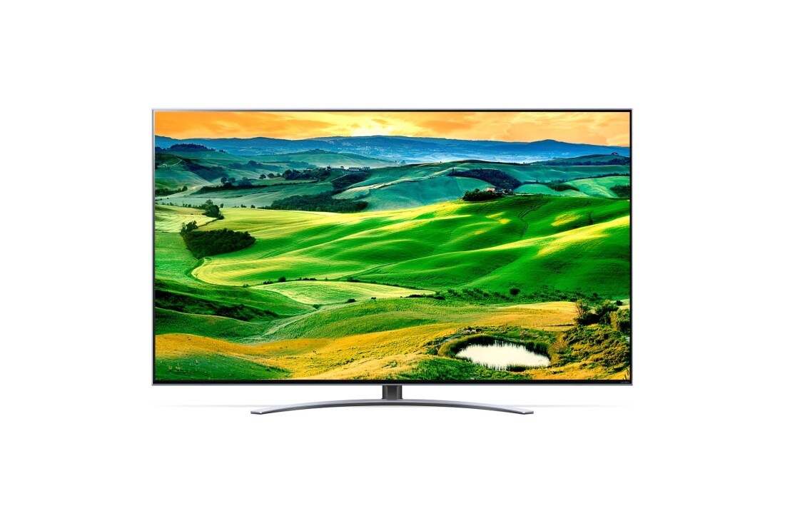 LG 75 colių QNED 4K televizorius, vaizdas iš priekio su papildomu vaizdu, 75QNED823QB, thumbnail 2