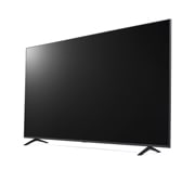 LG 75 colių UHD 4K televizorius  75UQ8000, 30 laipsnių vaizdas iš šono su užpildančiu vaizdu, 75UQ80003LB, thumbnail 3