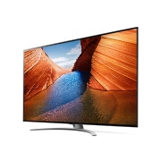LG  75 colių QNED  televizorius, 30 laipsnių vaizdas iš šono su papildomu vaizdu, 75QNED993QB, thumbnail 3