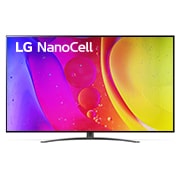 LG 50 colių NanoCell 4K televizorius su procesoriumi ir Dolby Atmos, LG „NanoCell“ televizoriaus vaizdas iš priekio, 50NANO813QA, thumbnail 1