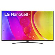 LG 65 colių NanoCell 4K televizorius su α5 procesoriumi ir Dolby Atmos, LG „NanoCell“ televizoriaus vaizdas iš priekio, 65NANO823QB, thumbnail 1