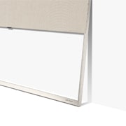 LG OLED | Objet collection ''Easel'', Priartintas „Easel“ drobinio dizaino apatinės dalies vaizdas su „LG Objet“ logotipu., 65ART90E6QA, thumbnail 13