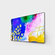 LG 97'' 4K OLED TV G2, 45 Degree side view with infill image, OLED97G29LA, thumbnail 3
