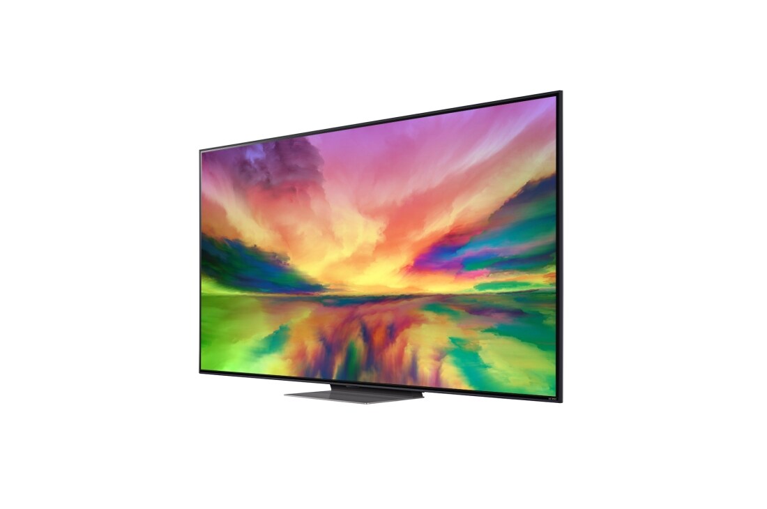 LG „LG QNED“ 81 65 colių 4K išmanusis televizorius, 2023 m., 30 laipsnių vaizdas iš šono su papildomu vaizdu, 65QNED813RE, thumbnail 3