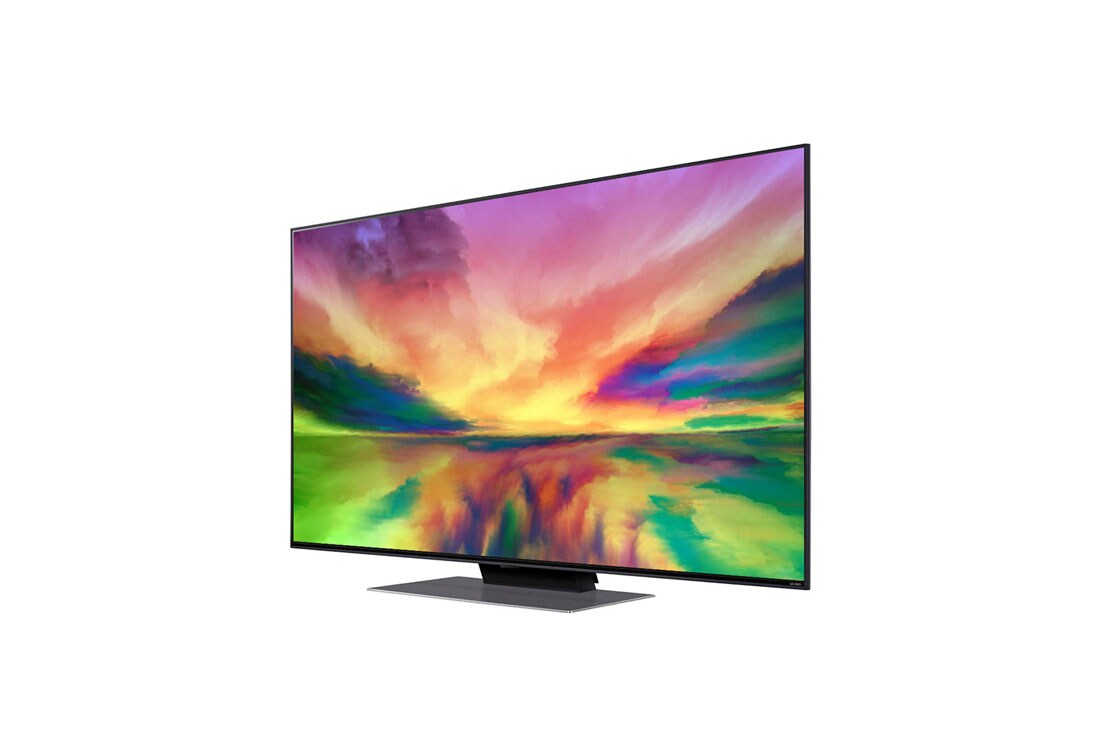 LG „LG QNED“ 81 50 colių 4K išmanusis televizorius, 2023 m., 30 laipsnių vaizdas iš šono su papildomu vaizdu, 50QNED813RE, thumbnail 3