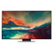 LG „LG QNED Mini LED“ 55 86 colių 4K išmanusis televizorius, 2023 m., vaizdas iš priekio su papildomu vaizdu, 55QNED863RE, thumbnail 2
