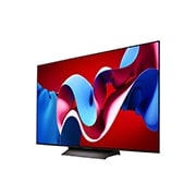 LG 55 colių LG OLED evo AI C4 4K išmanusis TV OLED55C4 WebOS24 2024, LG OLED evo televizoriaus OLED C4 vaizdas iš kairiojo šono, OLED55C42LA, thumbnail 7