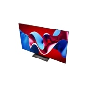LG 65 colių LG OLED evo AI C4 4K išmanusis TV OLED65C4 WebOS24 2024, LG OLED televizoriaus OLED C4 vaizdas kampu iš viršaus, OLED65C41LA, thumbnail 12