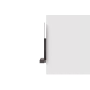 LG 77 colių LG OLED evo AI C4 4K išmanusis TV OLED77C4 WebOS24 2024, LG OLED evo televizoriaus OLED C4 televizoriaus vaizdas iš šono, pritvirtintas prie sienos su "Synergy" laikikliu, OLED77C41LA, thumbnail 4
