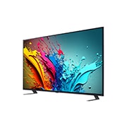 LG 55 colių LG QNED AI 4K išmanusis TV QNED85 WebOS24 2024, Šiek tiek pasvirusio LG QNED TV, QNED85 vaizdas iš kairės, 55QNED85T3C, thumbnail 3