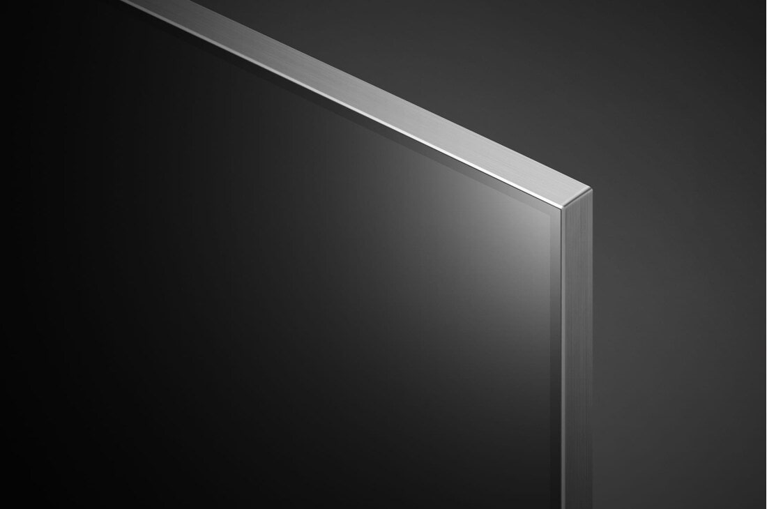 LG 86 colių LG QNED MiniLED AI 8K išmanusis TV QNED99 WebOS24 2024, Priartintas LG QNED TV, QNED100 viršutinio krašto vaizdas , 86QNED99T9B, thumbnail 6