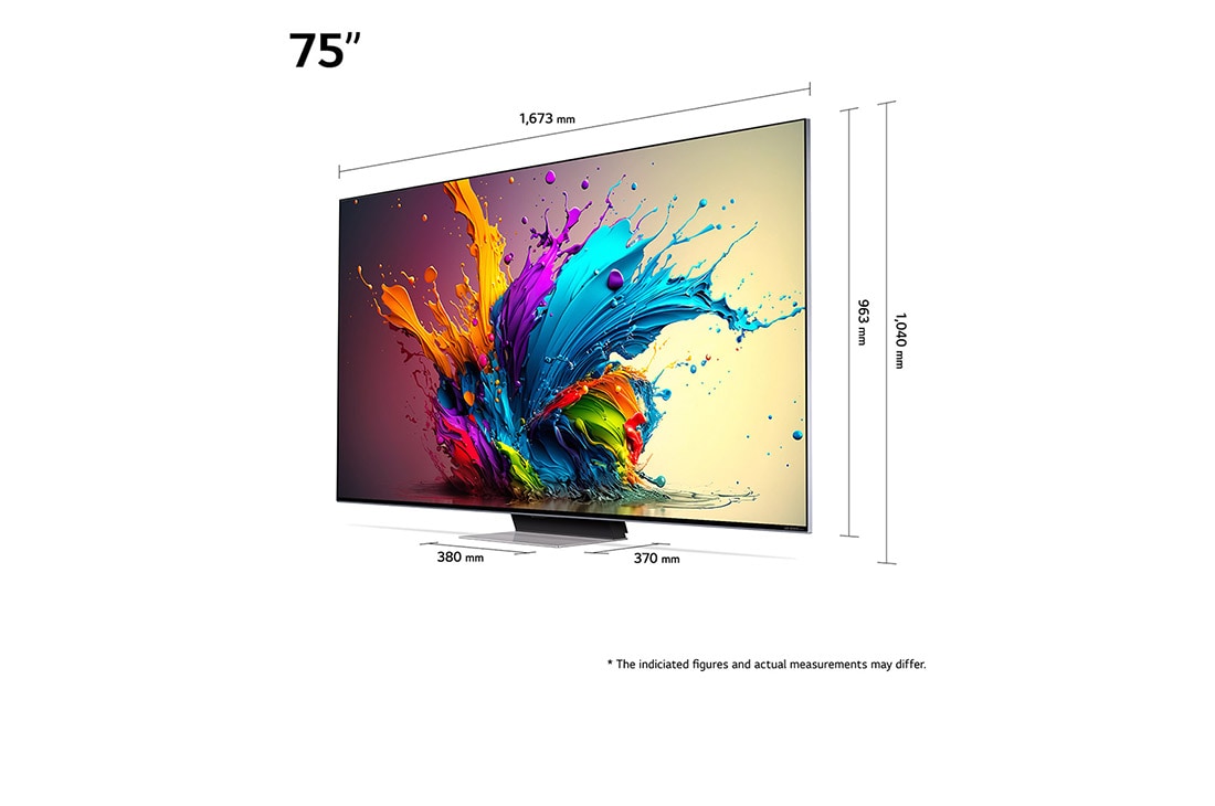 LG 75 colių LG QNED MiniLED AI 4K išmanusis TV QNED91 WebOS24 2024, LG QNED TV, QNED91vaizdas iš priekio, 75QNED91T3A, thumbnail 2