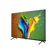LG 98 colių LG QNED AI 4K išmanusis TV QNED89 WebOS24 2024, Šiek tiek pasvirusio LG QNED TV, QNED89 vaizdas iš kairės, 98QNED89T6A, thumbnail 3