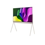 LG 55&nbsp;in LG OLED Objet Collection Posé 2024, 45 laipsnių kampu į kairę pasuktas „Posé“ iš priekio., 55LX1T6LA, thumbnail 2