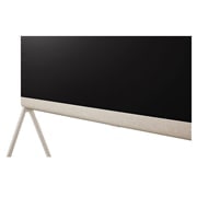LG 55&nbsp;in LG OLED Objet Collection Posé 2024, Dalinis „Posé“ apatinio kairiojo kampo ir stovo kojų vaizdas., 55LX1T6LA, thumbnail 11