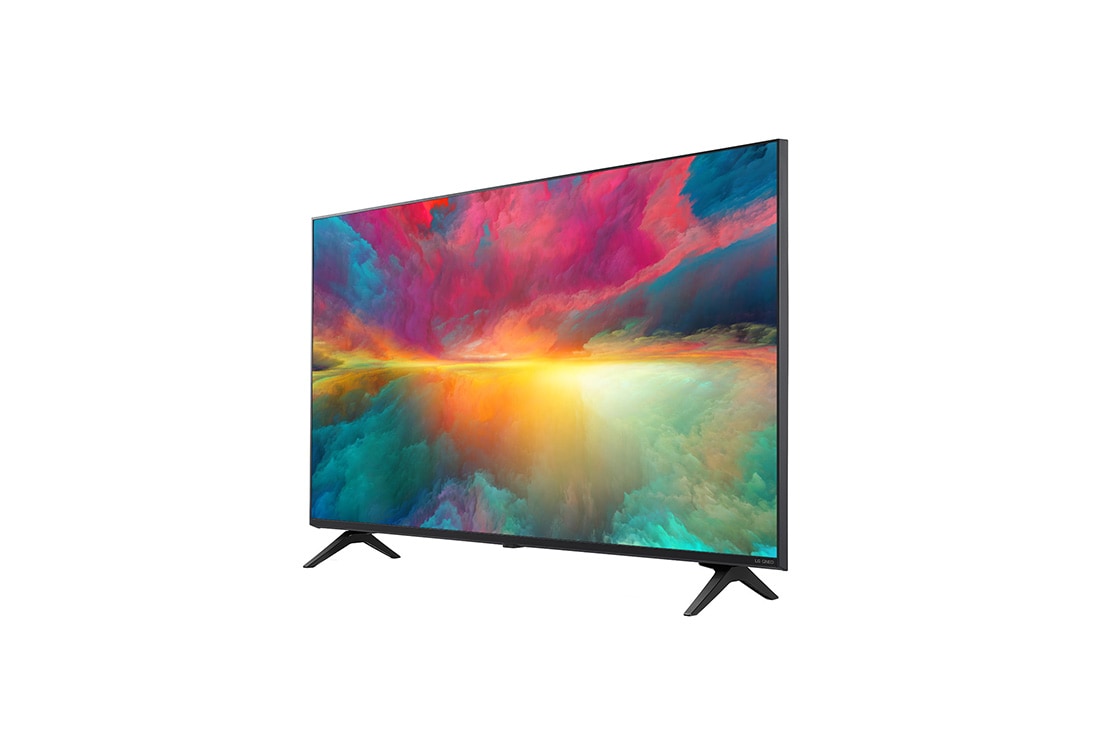 LG 43 colių LG QNED AI 4K išmanusis TV QNED77 WebOS24 2024, LG 43 colių LG QNED QNED75 4K Smart TV 43QNED75, 30 laipsnių vaizdas iš šono su papildomu vaizdu, 43QNED753RA, 43QNED773RB, thumbnail 3