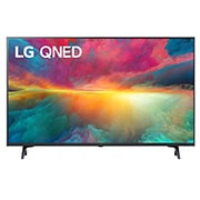 LG 43 colių LG QNED AI 4K išmanusis TV QNED77 WebOS24 2024, LG 43 colių LG QNED QNED75 4K Smart TV 43QNED75, LG QNED televizoriaus vaizdas iš priekio su papildomu vaizdu ir gaminio logotipu, 43QNED753RA, 43QNED773RB, thumbnail 1