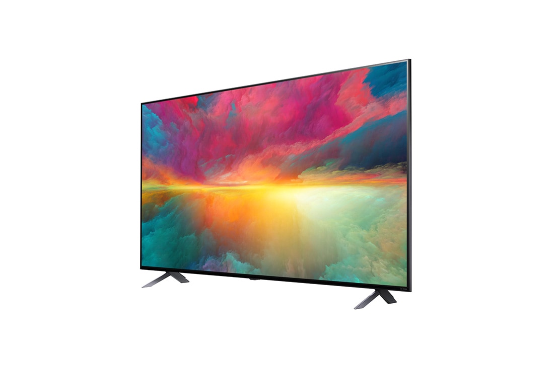 LG 65 colių LG QNED AI 4K išmanusis TV QNED77 WebOS24 2024, LG 65 colių LG QNED QNED75 4K Smart TV 65QNED75, 30 laipsnių vaizdas iš šono su papildomu vaizdu, 65QNED753RA, thumbnail 3, 65QNED773RB, thumbnail 3