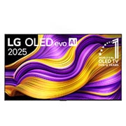 LG 65 collu LG OLED evo AI G5 4K Smart TV 2025, Išmaniojo TV LG OLED evo AI G5 4K vaizdas iš priekio. Ant ekrano yra emblema „12 Years of world number 1 OLED“ ir LG OLED evo AI 2025 logotipas., OLED65G51LW, thumbnail 1