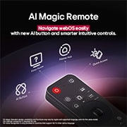 LG 65 collu LG OLED evo AI G5 4K Smart TV 2025, Priartintas LG OLED TV ekranas, kuriame matyti, kaip veikia paieška su AI Search. Atidarytas nedidelis pokalbio langas, kuriame rodoma, kaip naudotojas paklausė, kokių sporto žaidimų yra. AI Search pa, OLED65G51LW, thumbnail 11