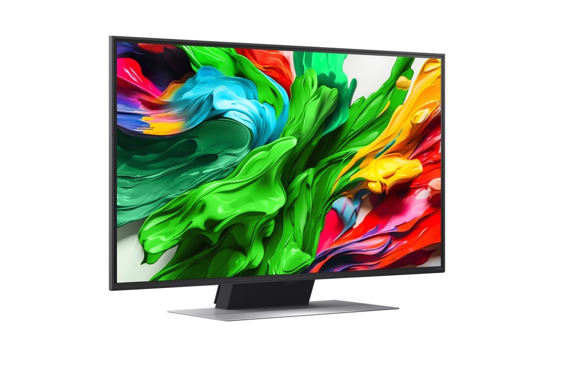 LG 43 colių LG QNED evo AI 4K išmanusis TV QNED87 2025, left side, 43QNED87A3D, thumbnail 2