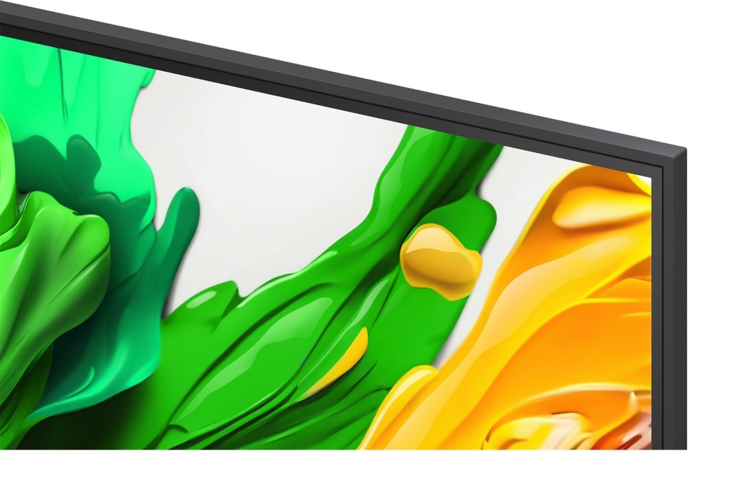 LG 43 colių LG QNED evo AI 4K išmanusis TV QNED87 2025, close up view of edge, 43QNED87A3D, thumbnail 3