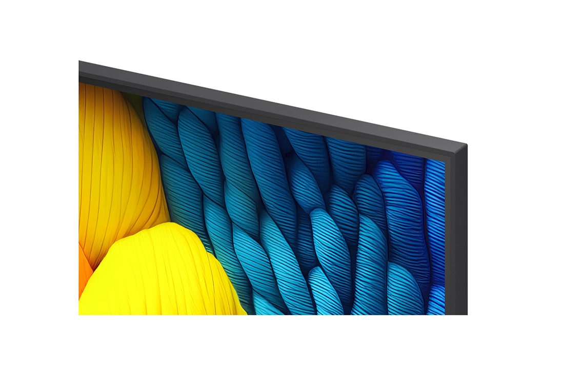 LG 86 colių LG NanoCell AI 4K išmanusis TV NANO81 2025, Procesorius alpha 7 AI Processor Gen8 įsižiebia geltona šviesa ir iš jo sklinda spalvoti šviesos blyksniai. Antraštėje rašoma apie tai, kaip procesorius užtikrina 4K kokybę, nuostabias spalvas ir ryšk, 86NANO81A3A, thumbnail 4