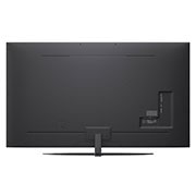 LG 86 colių LG NanoCell AI 4K išmanusis TV NANO81 2025, Išmaniojo televizoriaus LG NanoCell NANO80 AI 4K vaizdas iš priekio ir šono, nurodant jo ilgį, plotį, aukštį ir gylį., 86NANO81A3A, thumbnail 3