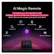 LG 43 colių LG NanoCell AI 4K išmanusis TV NANO81 2025, AI magic remote, 43NANO81A3A, thumbnail 10