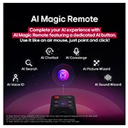 LG 50 colių LG NanoCell AI 4K išmanusis TV NANO81 2025, Mokslinės fantastikos turinys rodomas LG TV televizoriaus ekrane. Ekrane rodoma AI Chatbot sąsaja. Naudotojas parašė pokalbių robotui žinutę, kad ekranas yra per tamsus. Atsižvelgdamas į gautą praneši, 50NANO81A3A, thumbnail 11