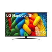 LG 65 colių LG NanoCell AI 4K išmanusis TV NANO81 2025, 65NANO81A3A, thumbnail 1