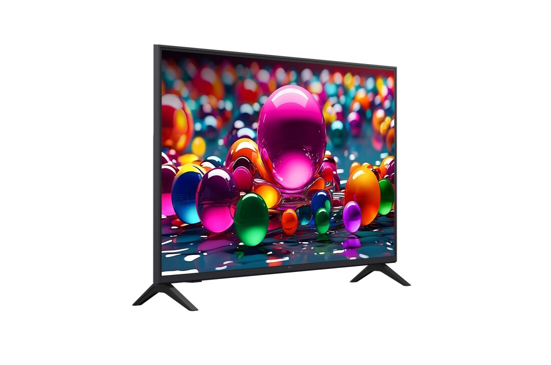 LG 43 colių LG UHD AI 4K išmanusis TV UA74 2025, Left view, 43UA74003LB, thumbnail 3