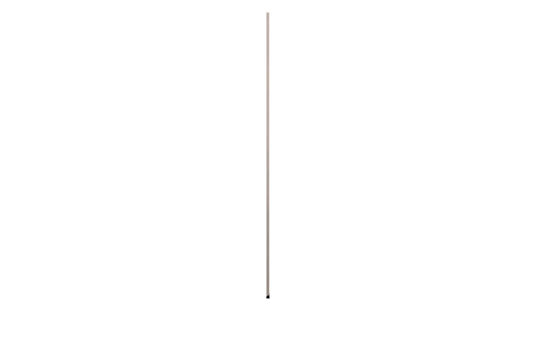 LG 77 col. Wallpaper TV LG OLED evo AI W6 4K išmanusis TV 2026 su bevieliu vaizdo ir garso perdavimu, „Zero Connect Box“, įrengtas su LG OLED evo AI W6 Wallpaper TV, pasižymi kompaktišku stačiakampiu dizainu, kurio matmenys yra 245x245 mm, o aukštis – 69,8&nbsp;mm, iliustruojant švarią belaidę televizoriau, OLED77W69LA, thumbnail 4